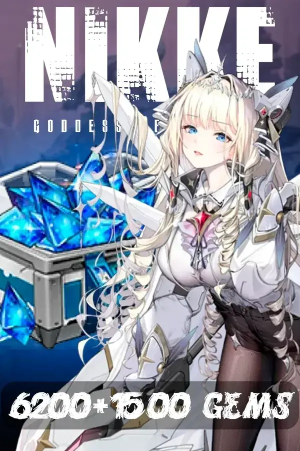 6200+1500 Гемів Goddess of Victory: Nikke