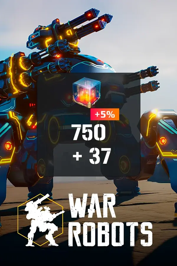 750 + 37 D-Gems War Robots by ID (Global)