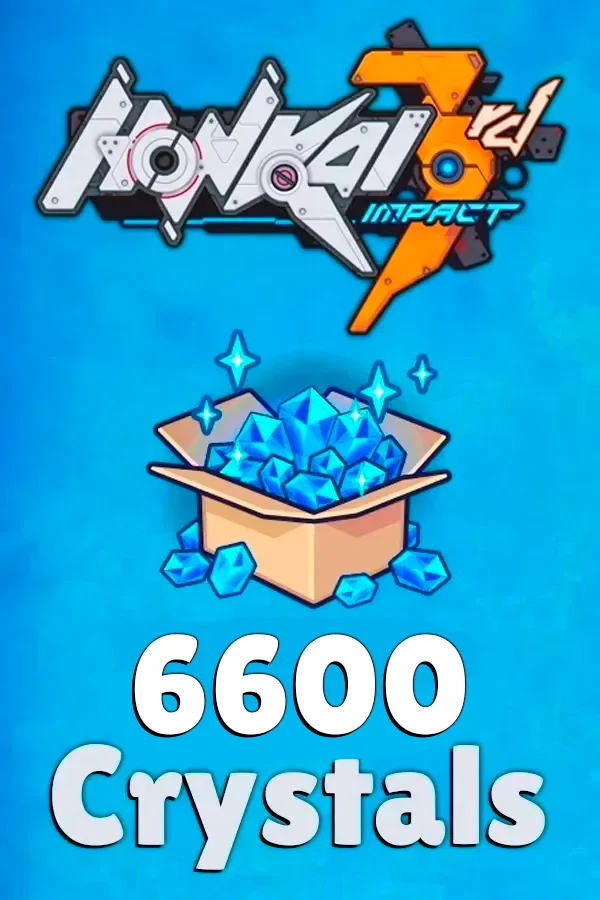 Buy 6600 Crystals for Honkai Impact (Asia) by ID