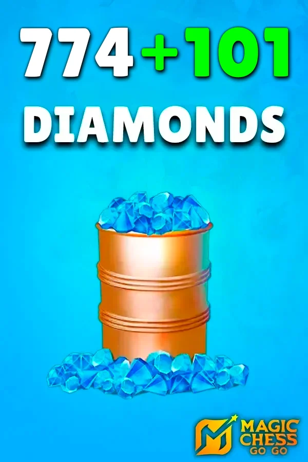 Buy 774 + 101 Diamonds Magic Chess: GO GO by ID
