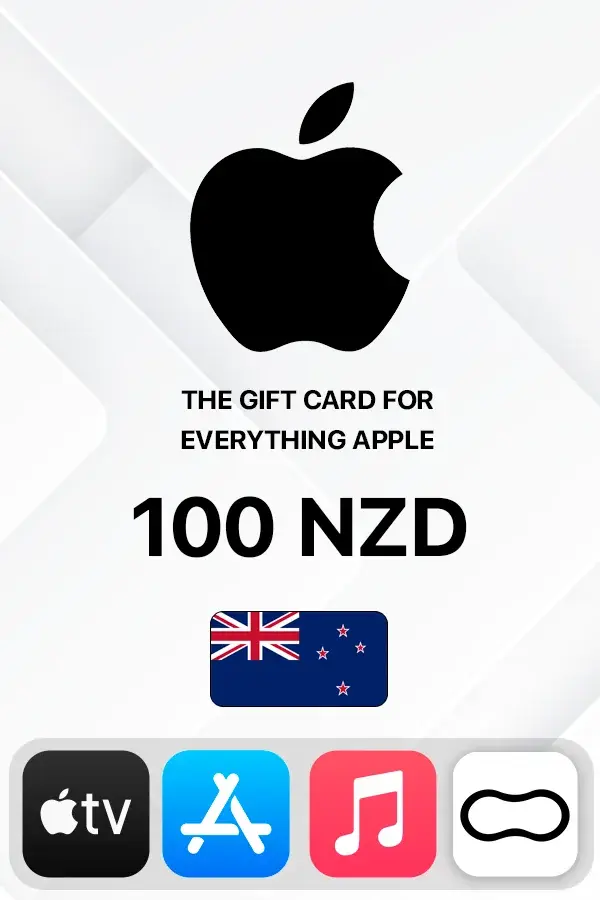 Apple iTunes Gift Card 100 NZD (New Zealand)