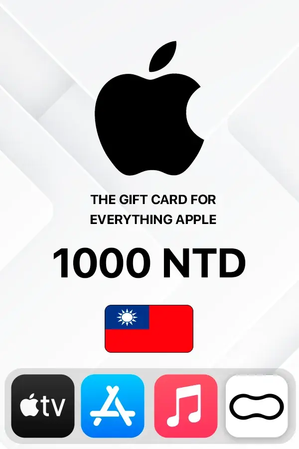 Apple iTunes Gift Card 1000 NTD (Taiwan)