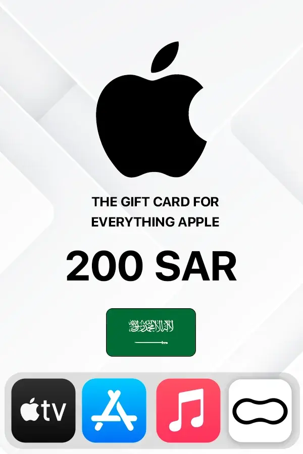 Apple iTunes Gift Card 200 SAR (Saudi Arabia)