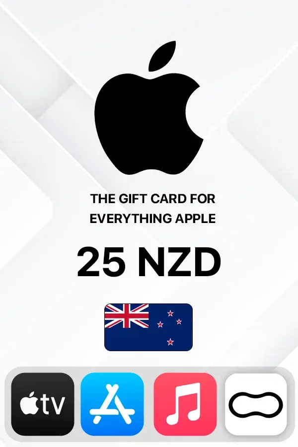 Apple iTunes Gift Card 25 NZD (New Zealand)