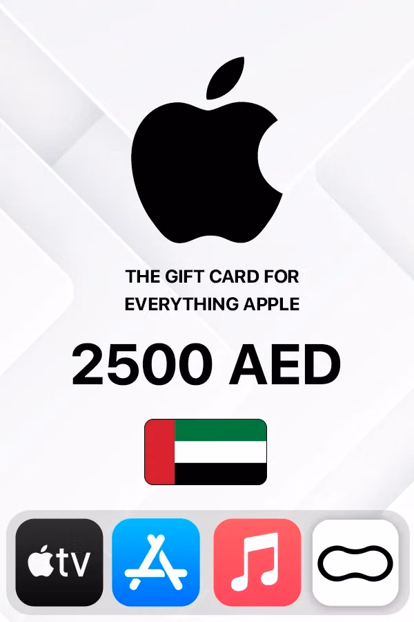 Apple iTunes Gift Card 2500 AED (UAE)