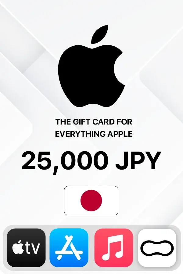 Apple iTunes Gift Card 25,000 JPY (Japan)