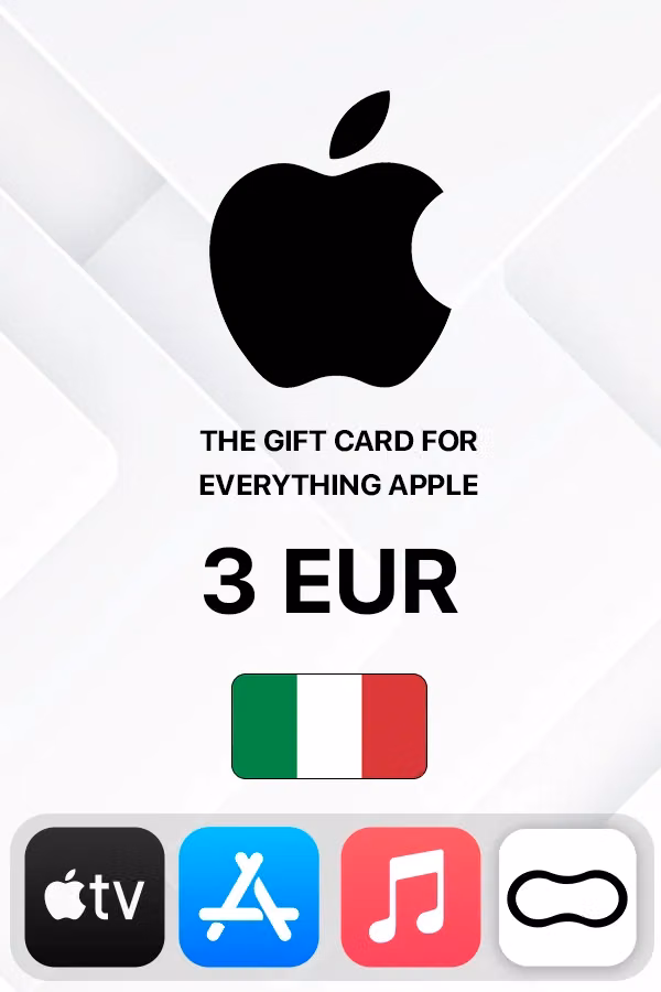 Apple iTunes Gift Card 3 EUR (Italy)