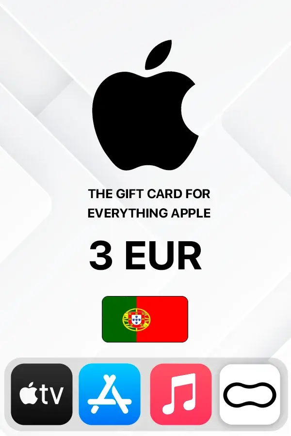 Apple iTunes Gift Card 3 EUR (Portugal)