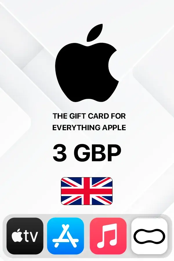 Apple iTunes Gift Card 3 GBP (United Kingdom)