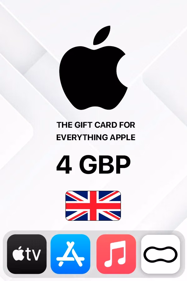 Apple iTunes Gift Card 4 GBP (United Kingdom)