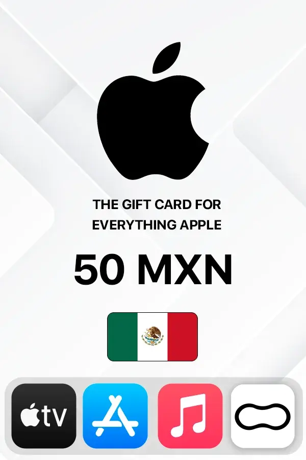 Apple iTunes Gift Card 50 MXN (Mexico)