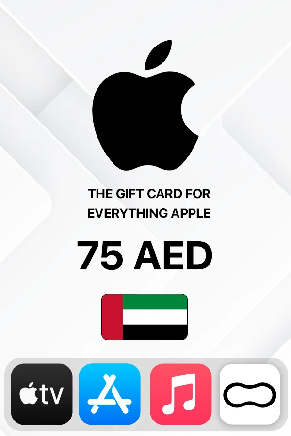 75 AED Apple iTunes ОАЭ