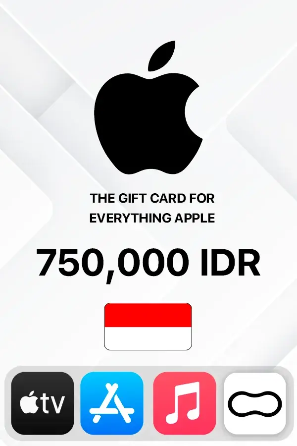 Apple iTunes Gift Card 750,000 IDR (Indonesia)