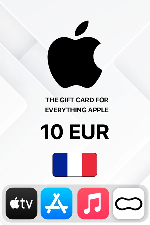 Подарочная карта Apple iTunes 10 EUR (Франция)