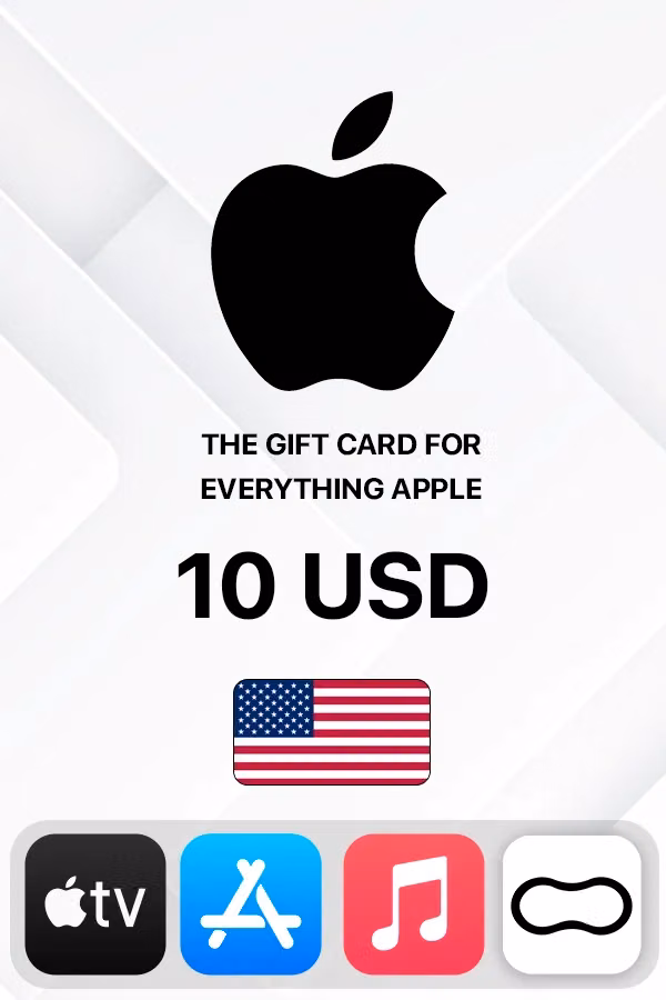 Подарочная карта Apple iTunes 10 USD (США)