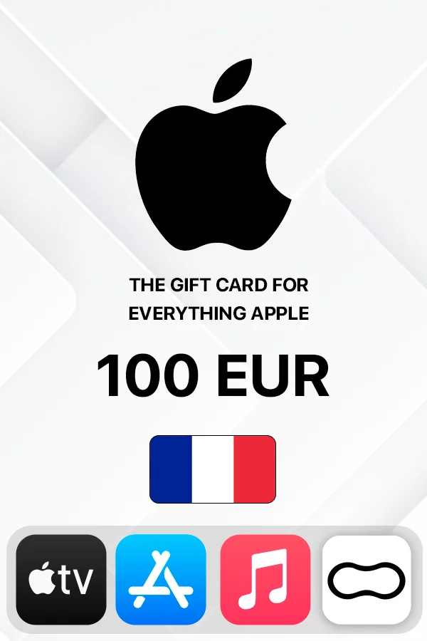 Подарочная карта Apple iTunes 100 EUR (Франция)