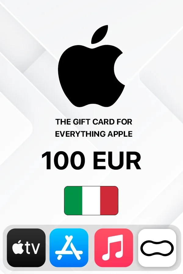 Подарочная карта Apple iTunes 100 EUR (Италия)