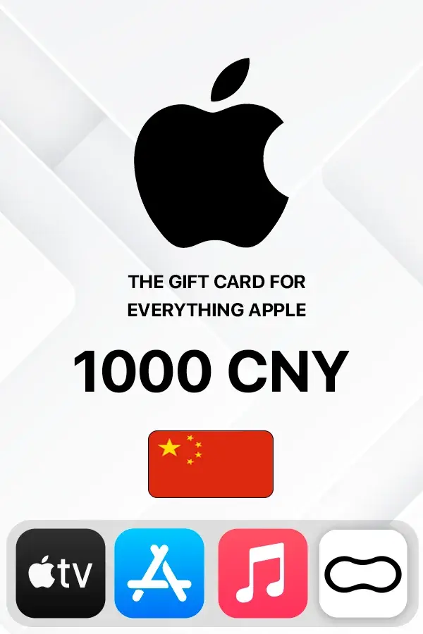 Apple iTunes Gift Card 1000 CNY (China)