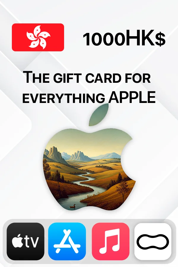 Apple Store & iTunes Gift Card 1000 HKD Hong Kong