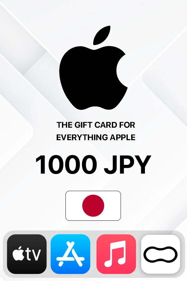 Apple iTunes Gift Card 1000 JPY (Japan)