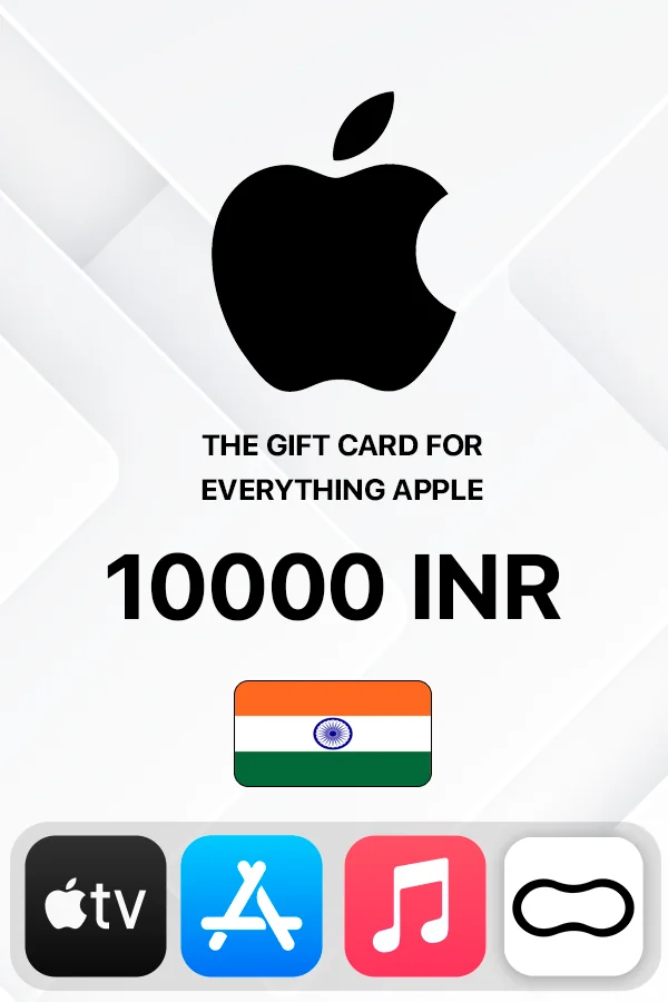 Apple iTunes Gift Card 10000 INR (India)