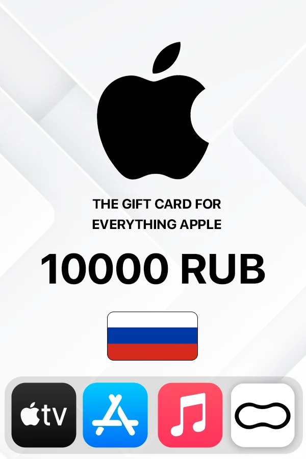 Apple iTunes Gift Card 10000 RUB (Russia)