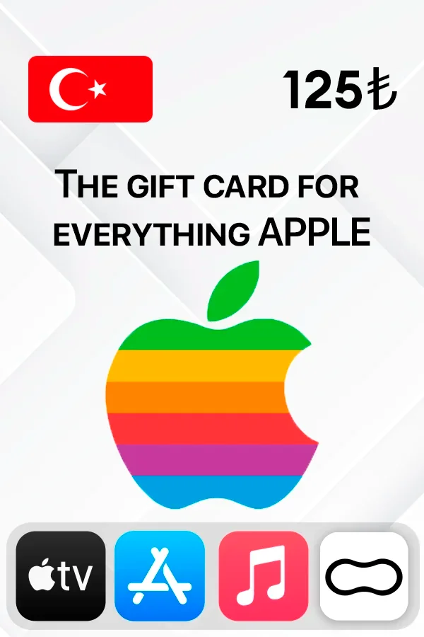 Купить Подарочная карта Apple Store & iTunes 125 TL Турция