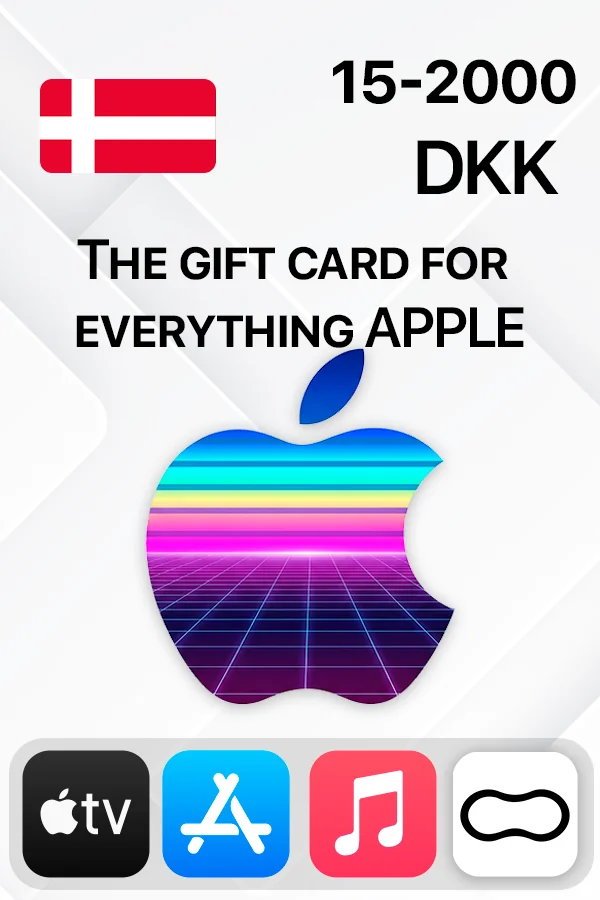 Apple Store & iTunes Gift Card 15-2000 DKK Denmark