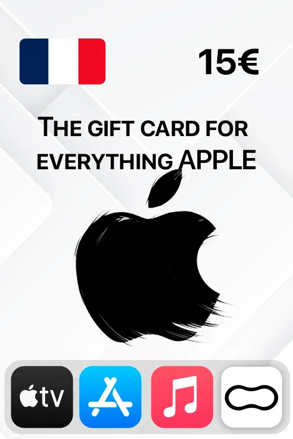 Купить Подарочная карта Apple Store & iTunes €15 EUR Франция
