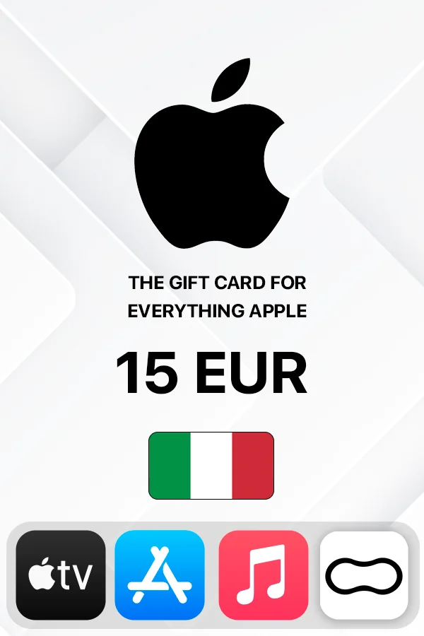 Подарочная карта Apple iTunes 15 EUR (Италия)