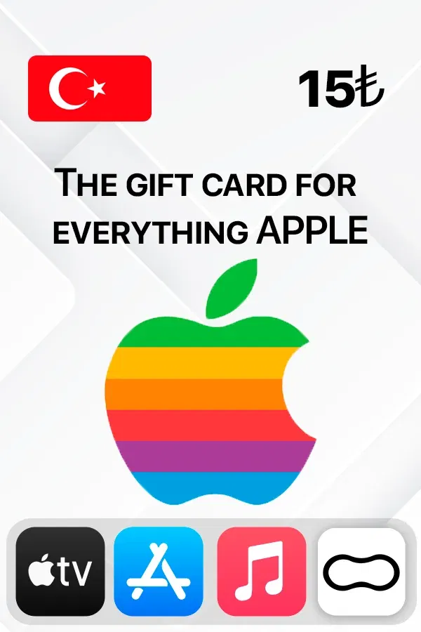 Buy Apple Store & iTunes 15 TL Turkey Gift Card