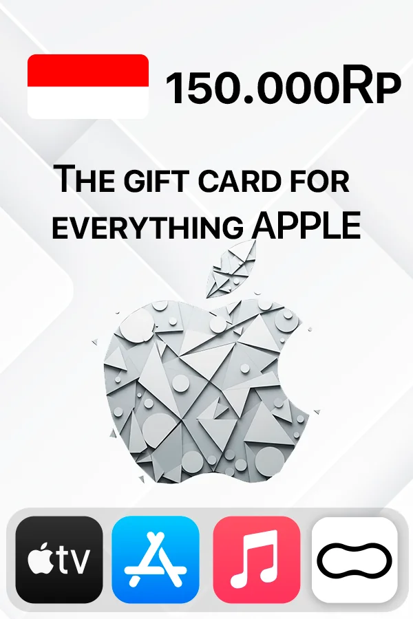 Buy Apple Store & iTunes Gift Card 150.000 IDR Indonesia