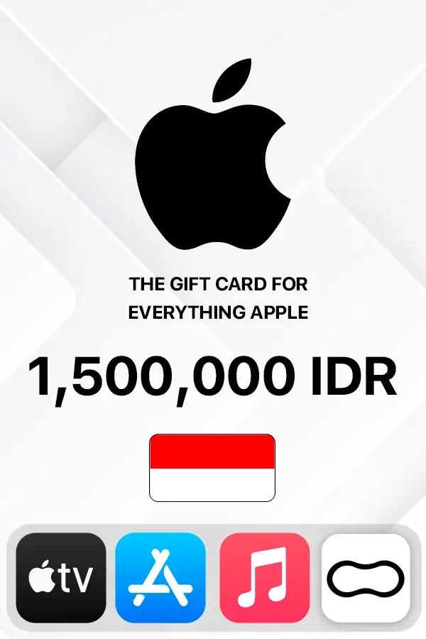 Apple iTunes Gift Card 1,500,000 IDR (Indonesia)