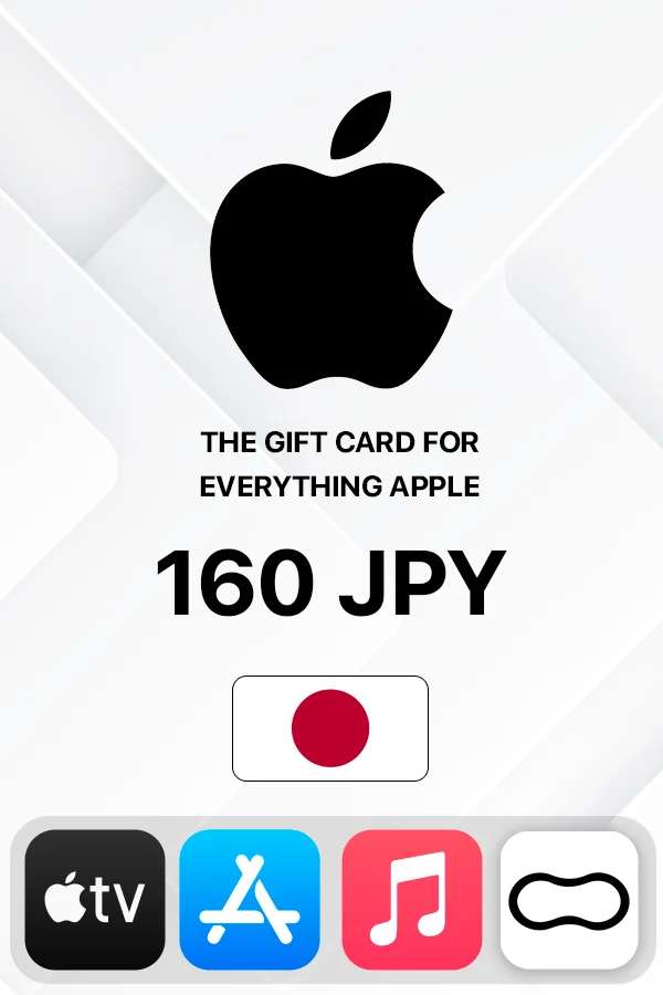 Apple iTunes Gift Card 160 JPY (Japan)
