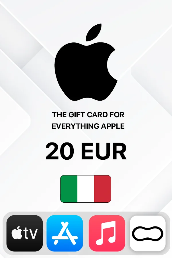 Подарочная карта Apple iTunes 20 EUR (Италия)