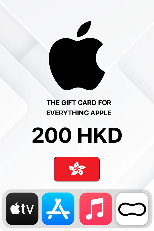 Apple iTunes Gift Card 200 HKD (Hong Kong)