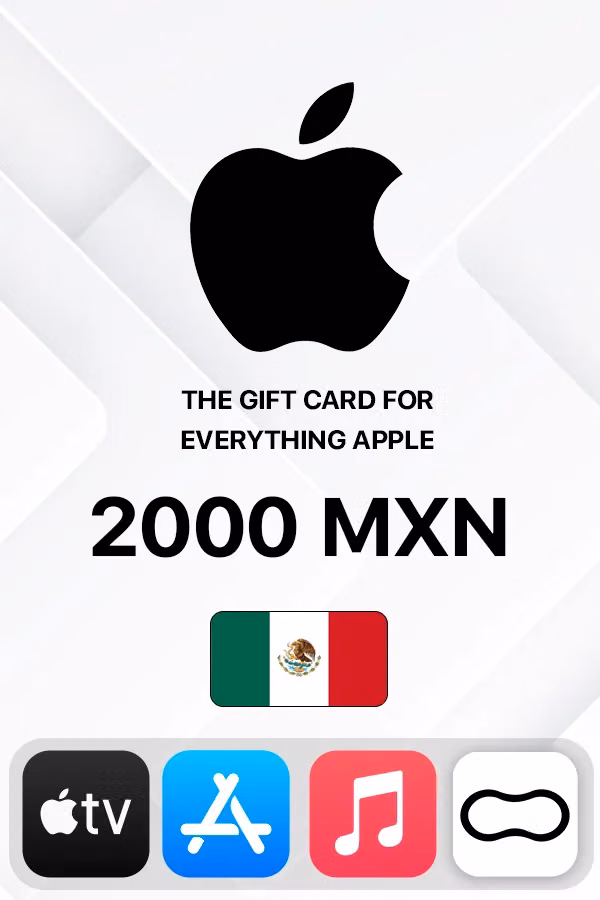 Apple iTunes Gift Card 2000 MXN (Mexico)