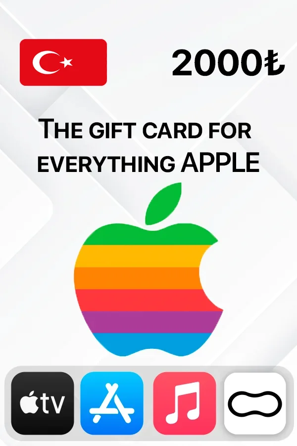 2000 TL Apple iTunes Turkey