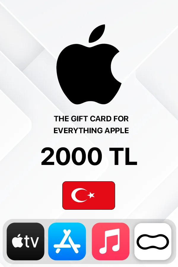 2000 TL Apple iTunes Турция
