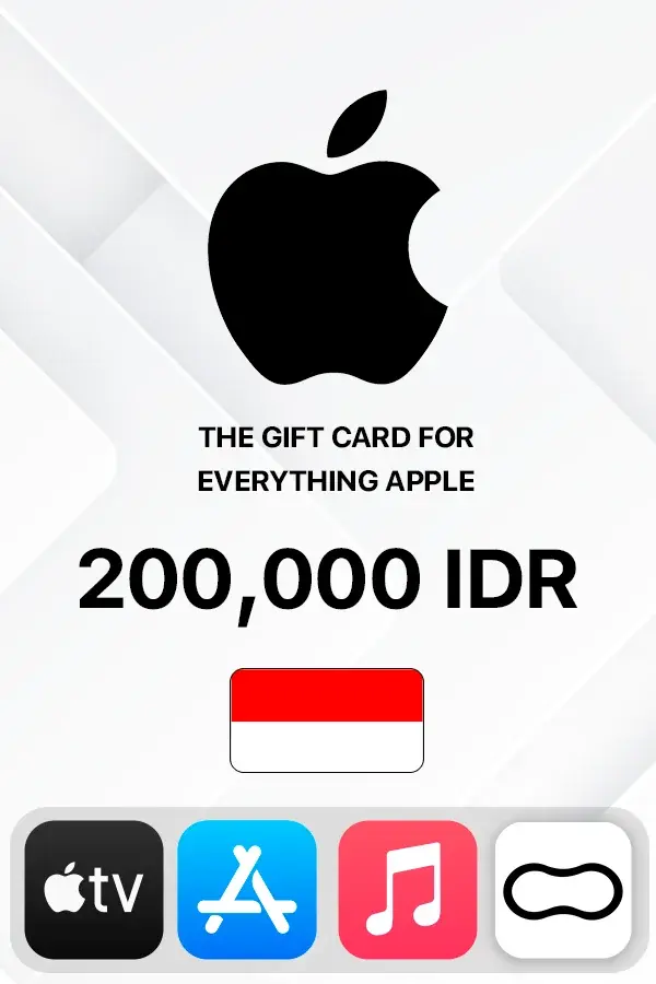 Apple iTunes Gift Card 200,000 IDR (Indonesia)