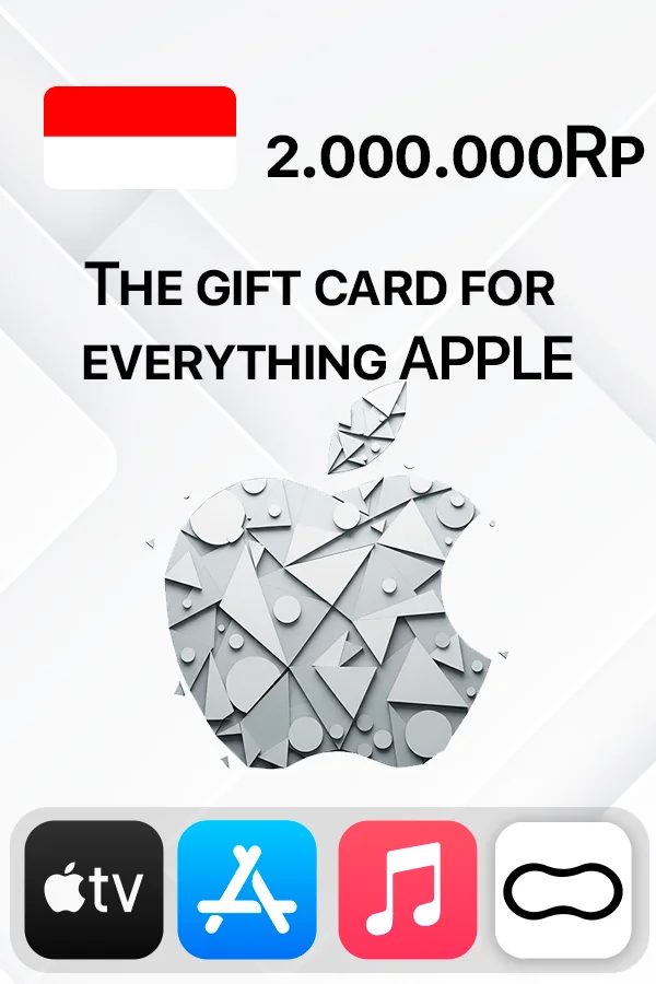 Buy Apple Store & iTunes Gift Card 2.000.000 IDR Indonesia