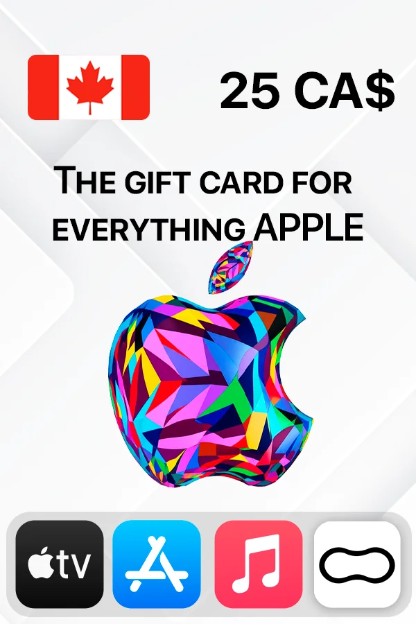 Apple Gift Card iTunes 25 CAD (Canada)