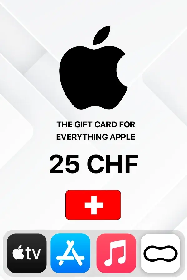 Apple iTunes Gift Card 25 CHF (Switzerland)