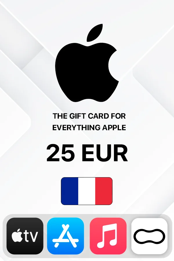 25 EUR Apple iTunes Франция