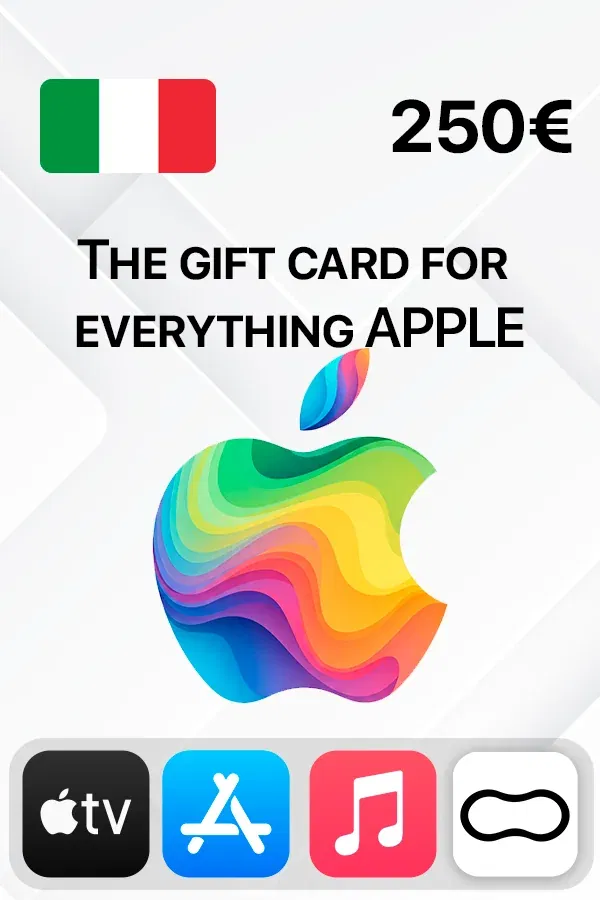 Buy Apple Store & iTunes Gift Card €250 EUR Italy