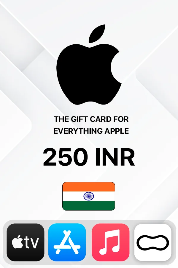 Apple iTunes Gift Card 250 INR (India)