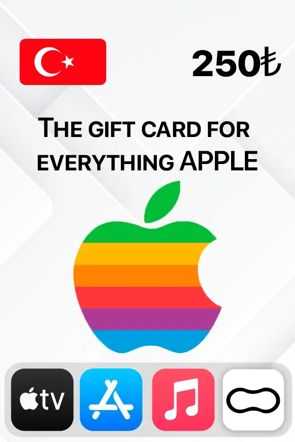Buy Apple Store & iTunes 250 TL Turkey Gift Card