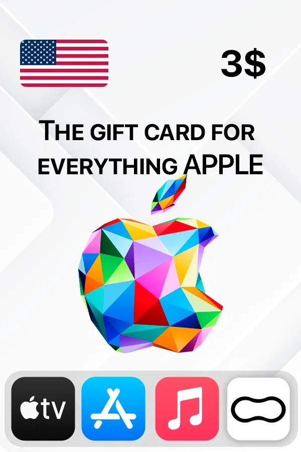 Apple Store & iTunes $3 US Gift Card