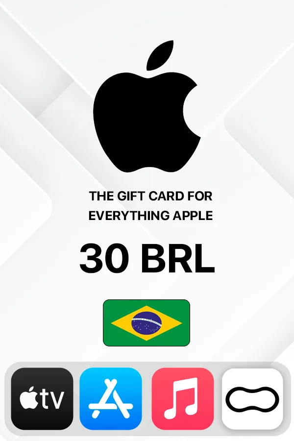 Apple iTunes Gift Card 30 BRL (Brazil)