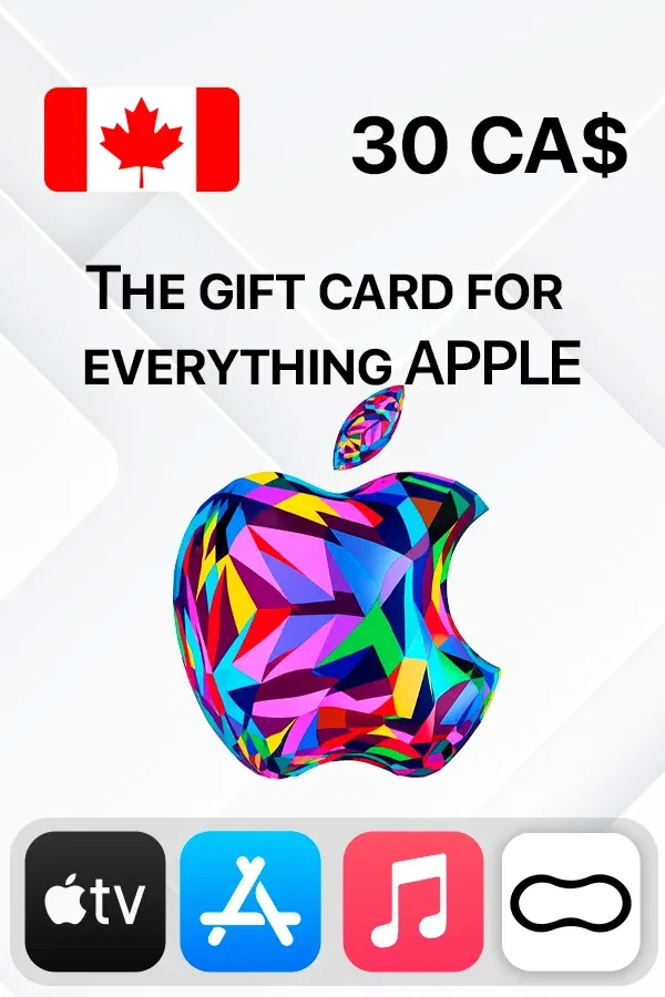 App Store & iTunes 30 $ CAD Canada